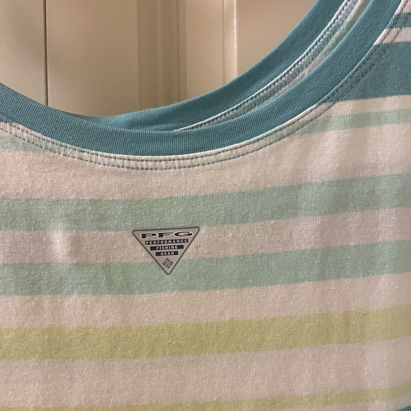 Columbia Maxi long Dress Stripe PFG Fishing Medium - Picture 3 of 7